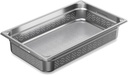 Cubeta Gastronorm GN PRO Perforada de acero inoxidable 18/10 de tamaño 1/1 y 20 mm de profundidad Pujadas