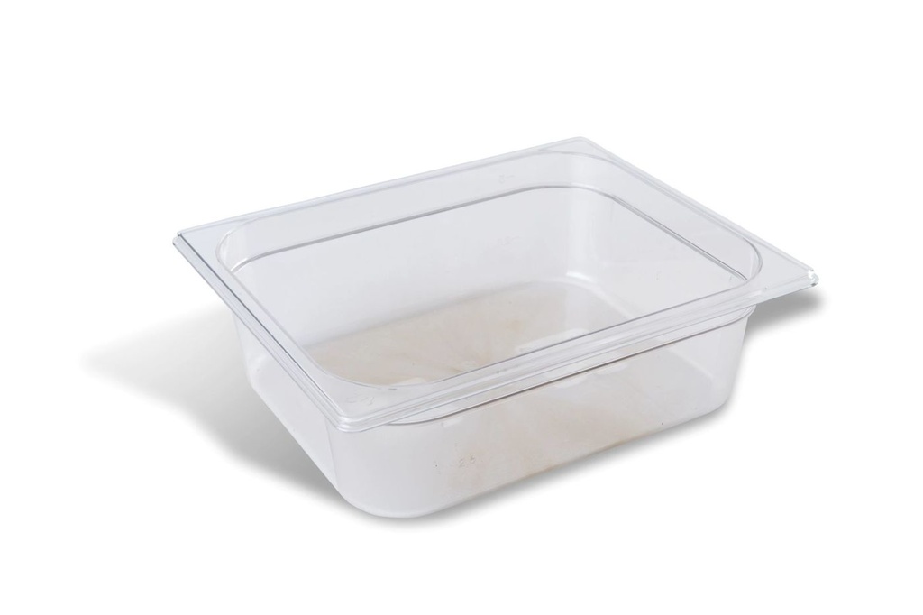 Cubeta Gastronorm GN de policarbonato de tamaño 1/2 y 200 mm de profundidad Pujadas