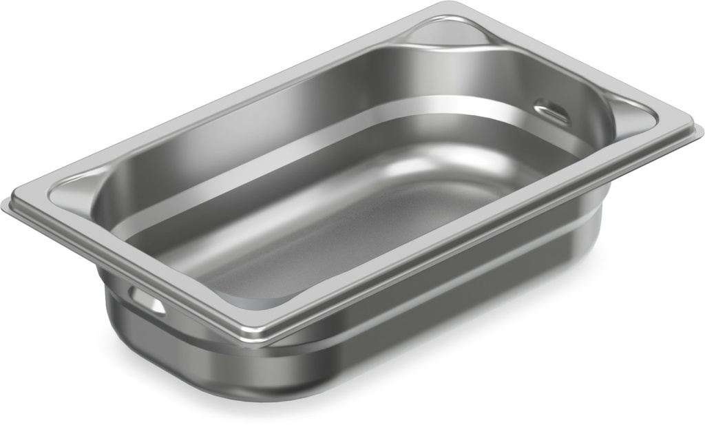 Cubeta Gastronorm GN PRO de acero inoxidable 18/10 de tamaño 1/4 y 150 mm de profundidad Pujadas