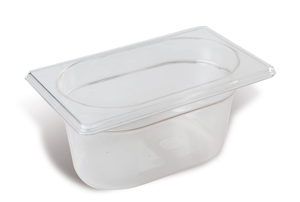 Cubeta Gastronorm GN de policarbonato de tamaño 1/9 y 100 mm de profundidad Pujadas