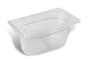 Cubeta Gastronorm GN de policarbonato de tamaño 1/9 y 100 mm de profundidad Pujadas
