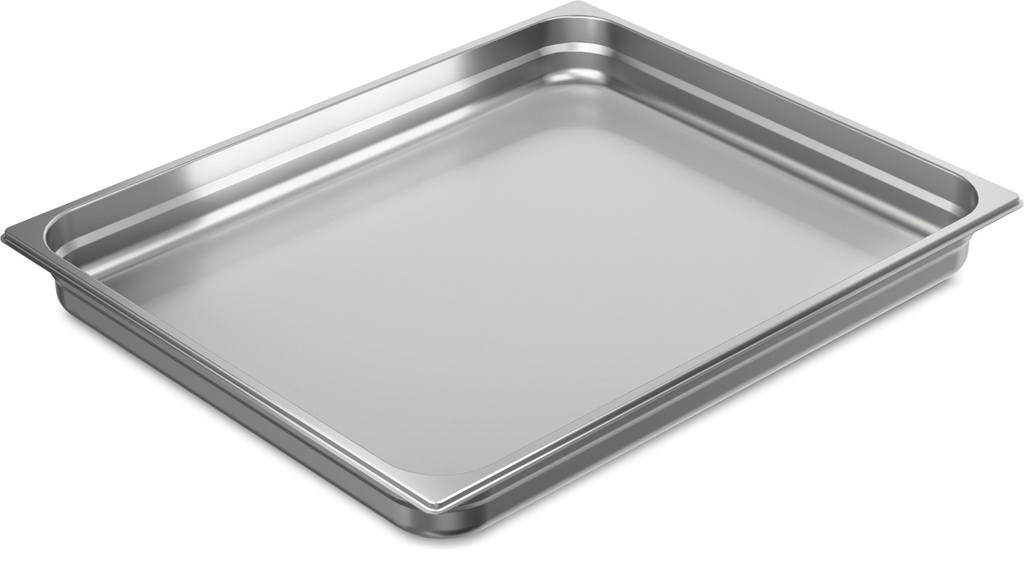 Cubeta Gastronorm GN PRO de acero inoxidable 18/10 de tamaño 2/1 y 65 mm de profundidad Pujadas