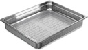 Cubeta Gastronorm GN PRO Perforada de acero inoxidable 18/10 de tamaño 2/1 y 65 mm de profundidad Pujadas