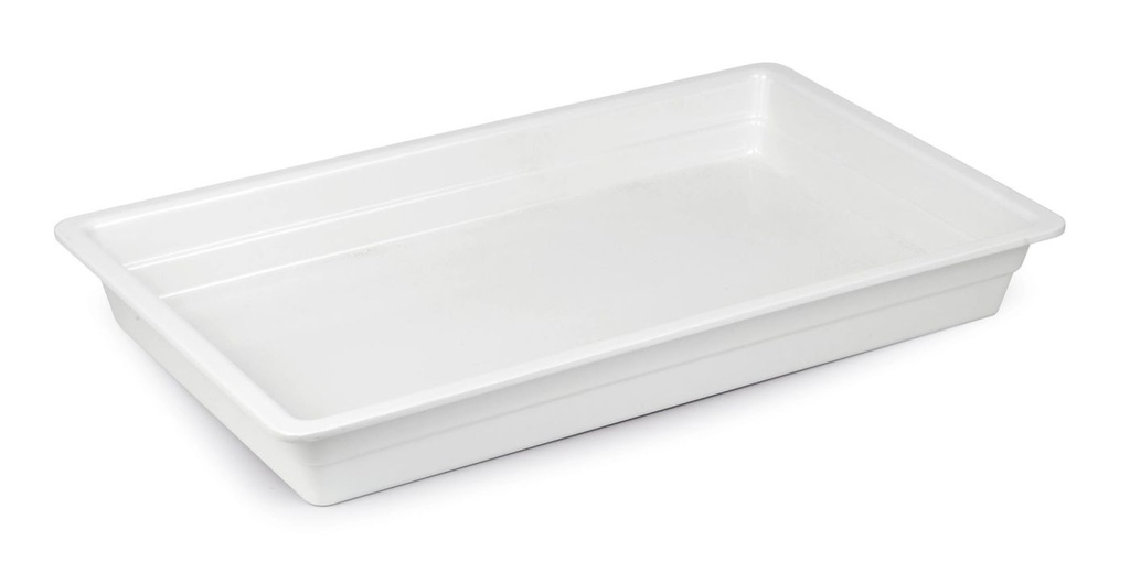 Cubeta GN de 1/1 de 65 milímetros de profundidad en color blanco Pujadas