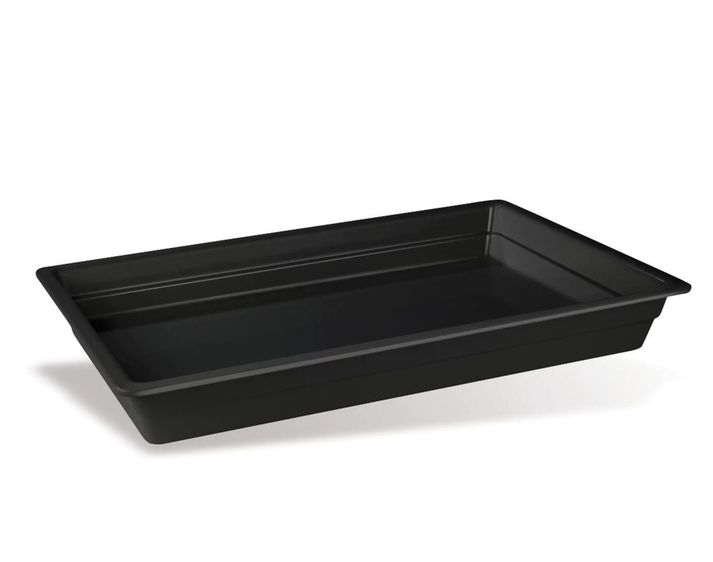 Cubeta GN de 1/1 de 65 milímetros de profundidad en color negro Pujadas