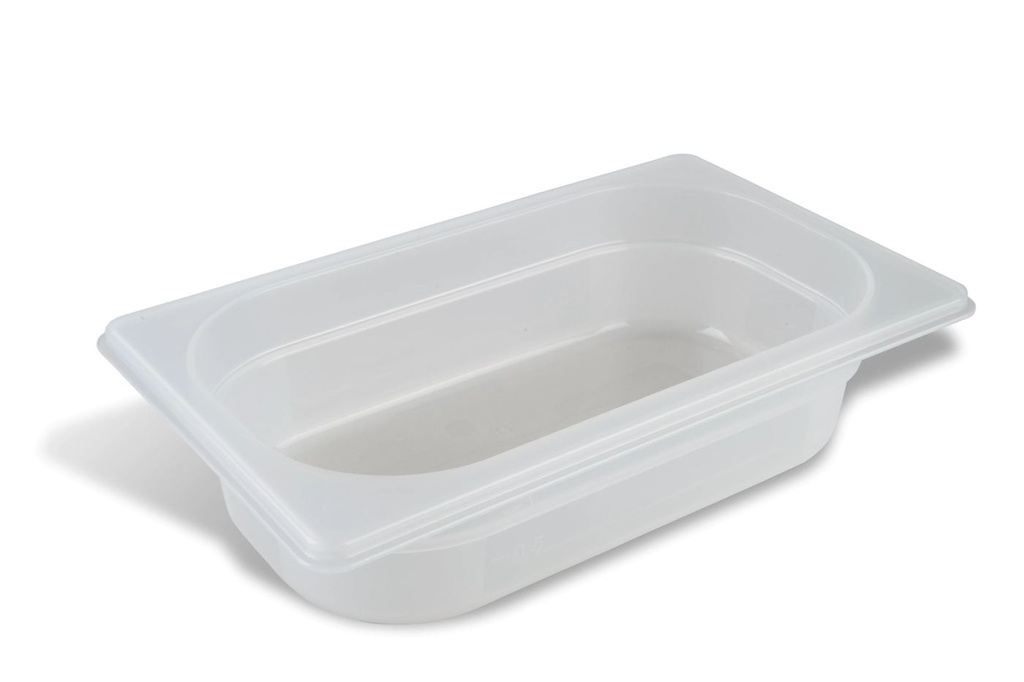 Cubeta Gastronorm GN de polipropileno de tamaño 1/3 y 150 mm de profundidad Pujadas