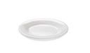 Plato redondo 26.5 centímetros de melamina en blanco Pujadas