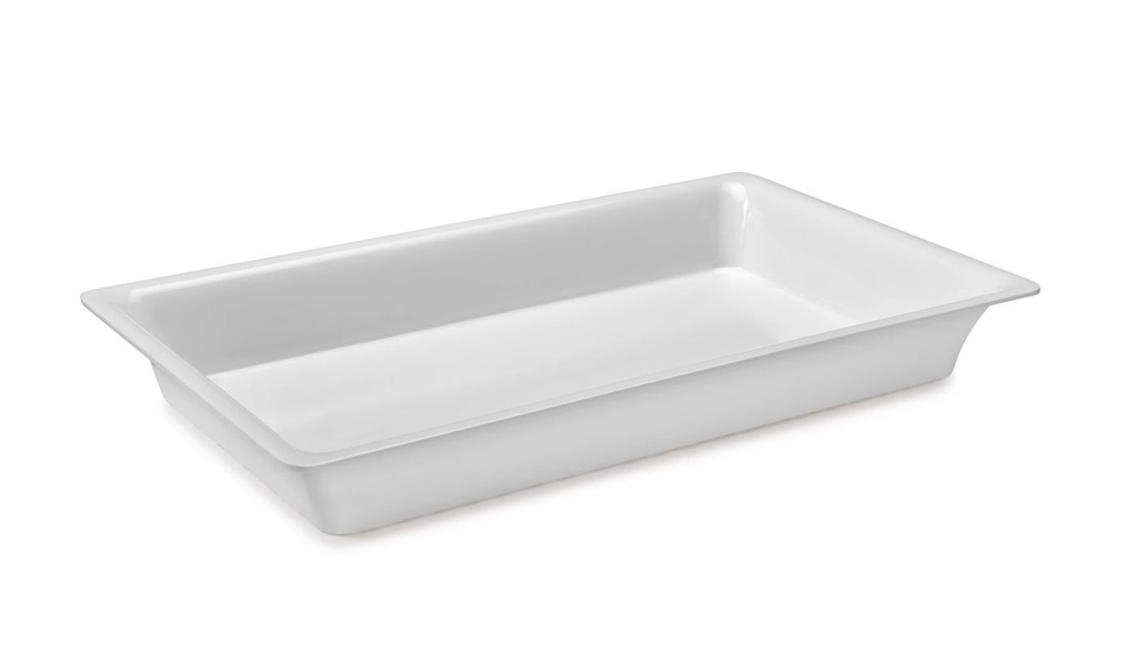 Cubeta GN slim 1/1 de 100 milímetros de profundidad en color blanco Pujadas