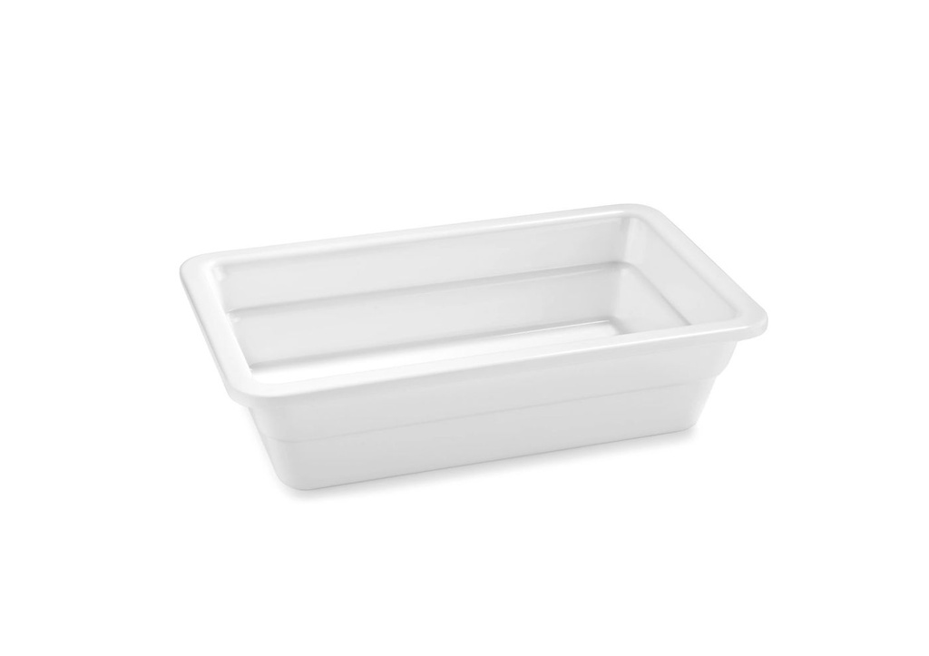 Cubeta GN de 1/4 de 65 milímetros de profundidad en color blanco Pujadas