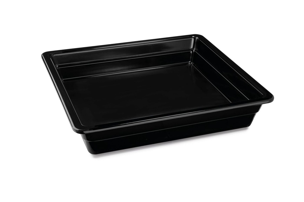 Cubeta GN de 2/3 de 65 milímetros de profundidad en color negro Pujadas