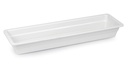 Cubeta GN de 2/4 de 20 milímetros de profundidad en color blanco Pujadas
