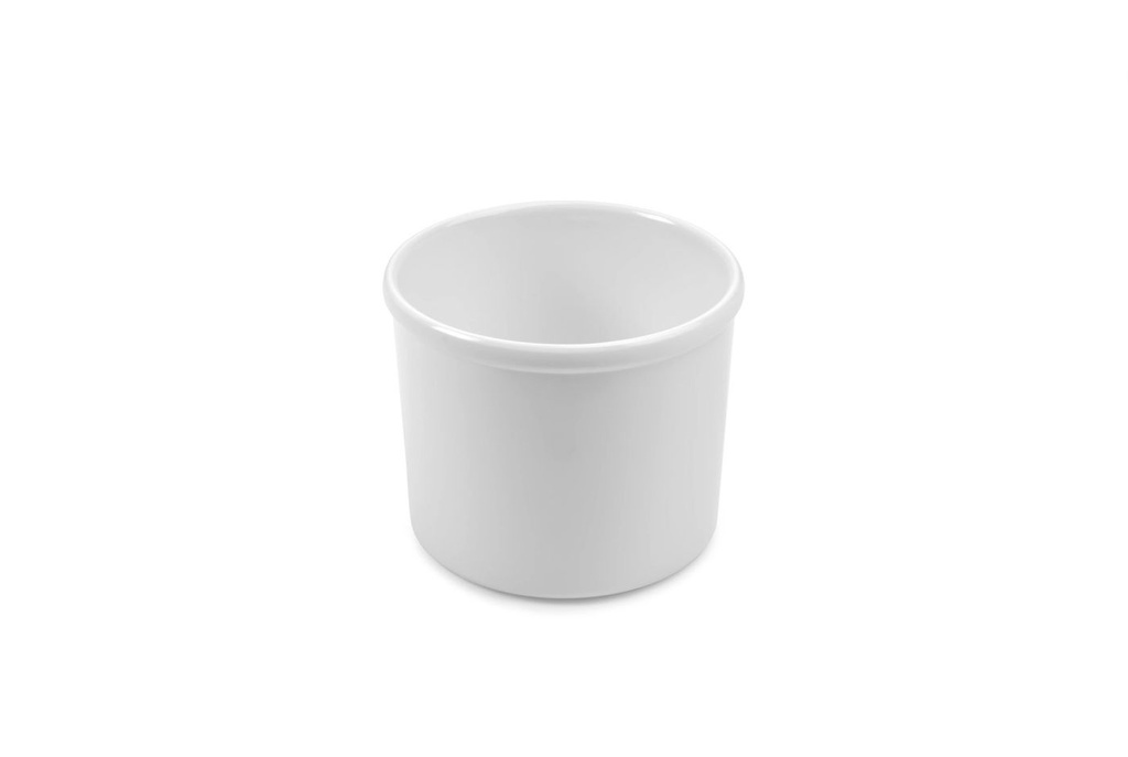 Vasija 1 litro de melamina en blanco Pujadas