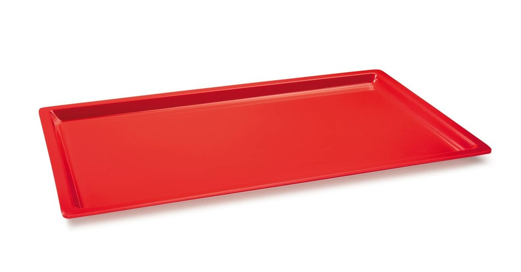 Cubeta GN de 1/1 de 65 milímetros de profundidad en color rojo Pujadas