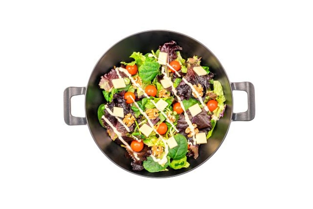Wok negro de melamina 30 x 38,5 cm Pujadas