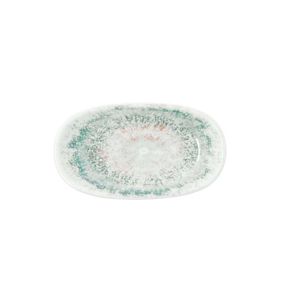 Bandeja oval porcelana Kai Hydrozero 19x11 cm - Bidasoa