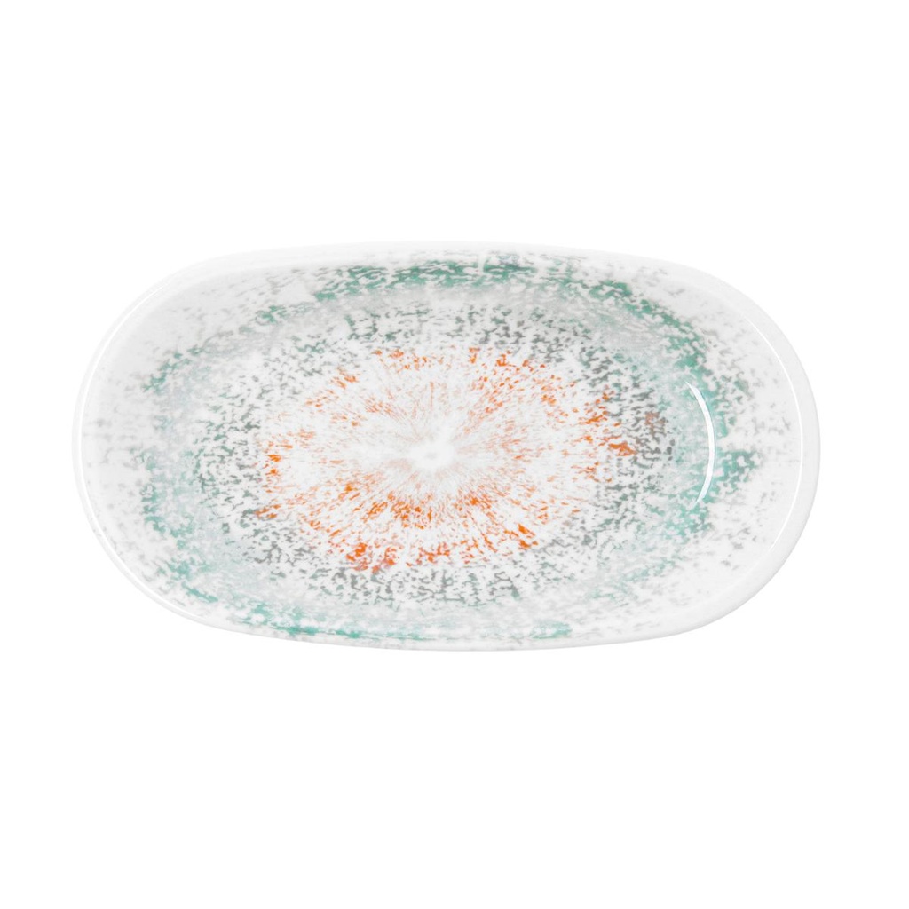 Bandeja oval porcelana Kai Hydrozero 26x14,5 cm - Bidasoa