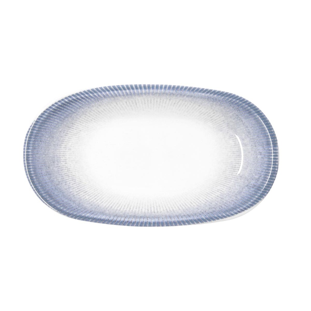 Bandeja oval porcelana Lea Hydrozero 26x14,5 cm - Bidasoa
