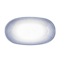 Bandeja oval porcelana Lea Hydrozero 26x14,5 cm - Bidasoa