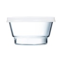 Recipiente redondo hermético vidrio So Urban 15,3x15,3x9cm - 80 cl - Arcoroc