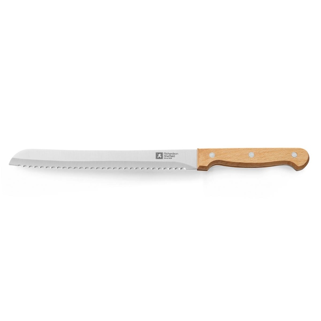 Cuchillo de pan acero inoxidable Artisan Madera 23 cm - Richardson Sheffield