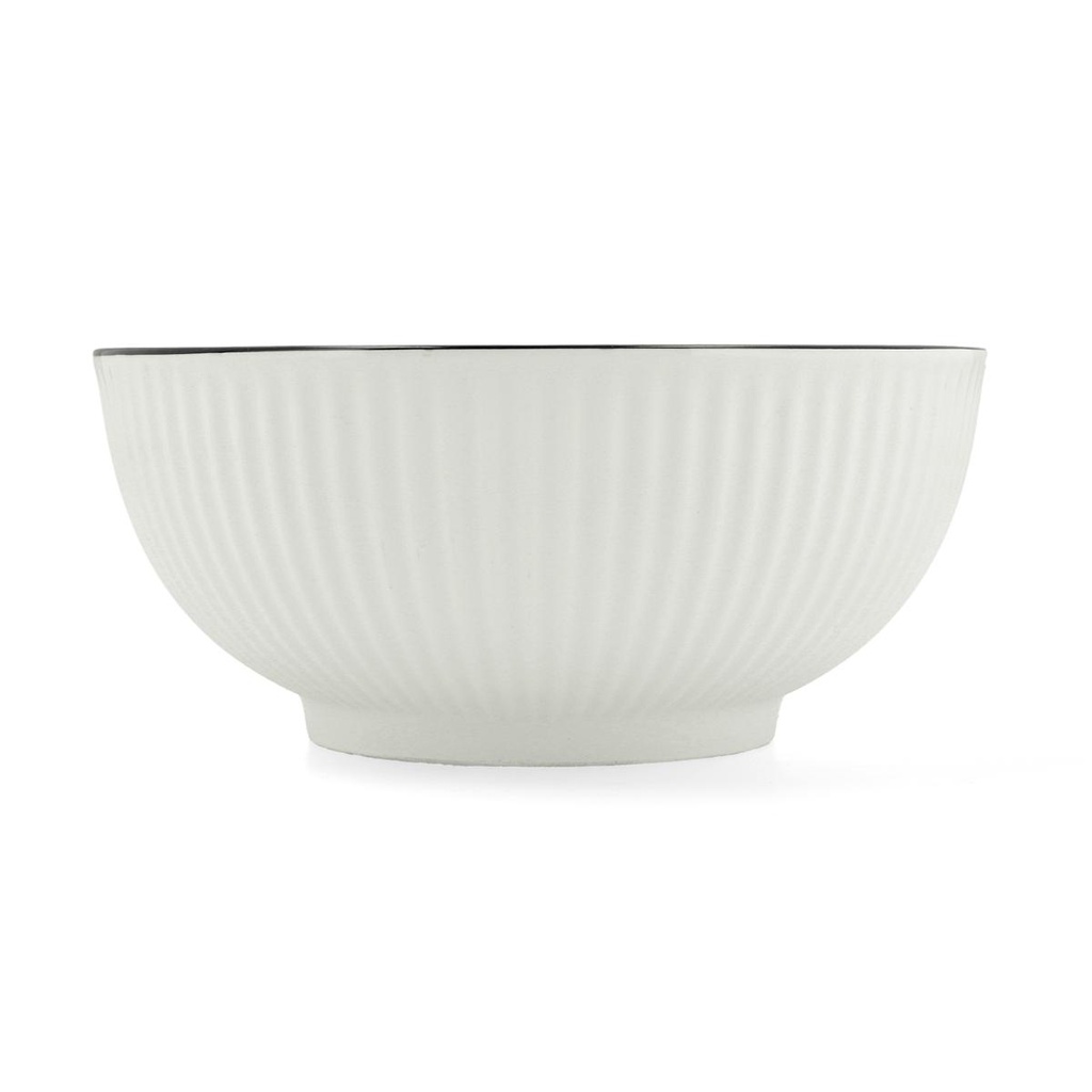 Bol ensaladera porcelana Gastro Black 20,5 cm - Quid