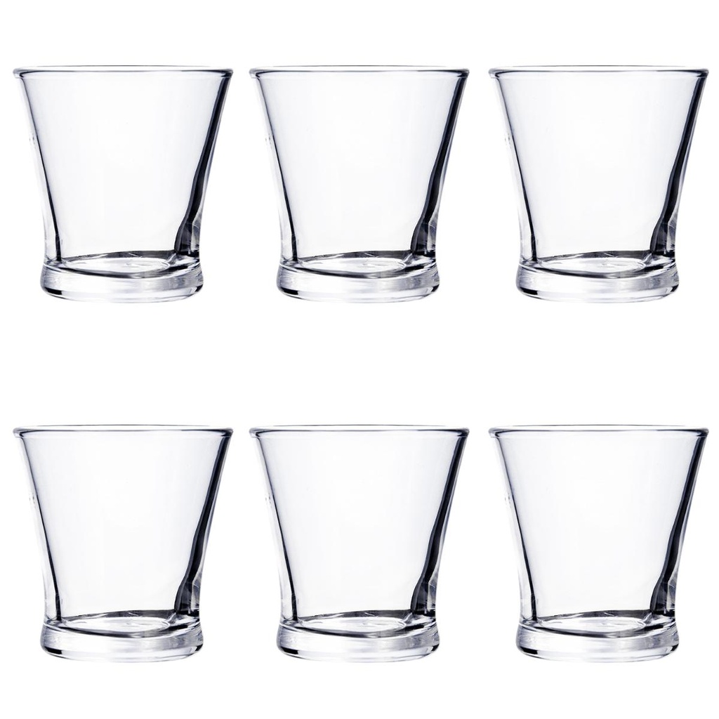 Vasos bajos vidrio Lucia 10 cl - Quid