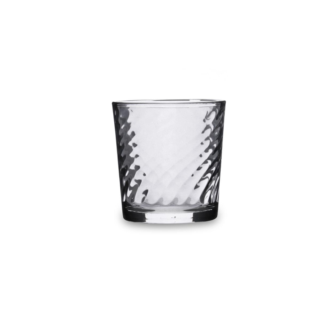 Vasos bajos vidrio Twist 26 cl - Quid