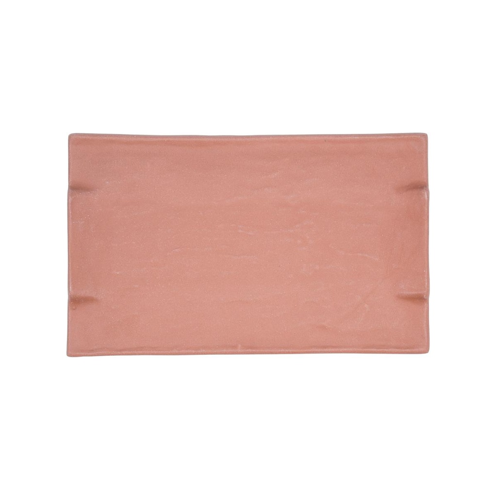 Bandeja rectangular cerámica Mineral Gres 30x18 cm - Quid