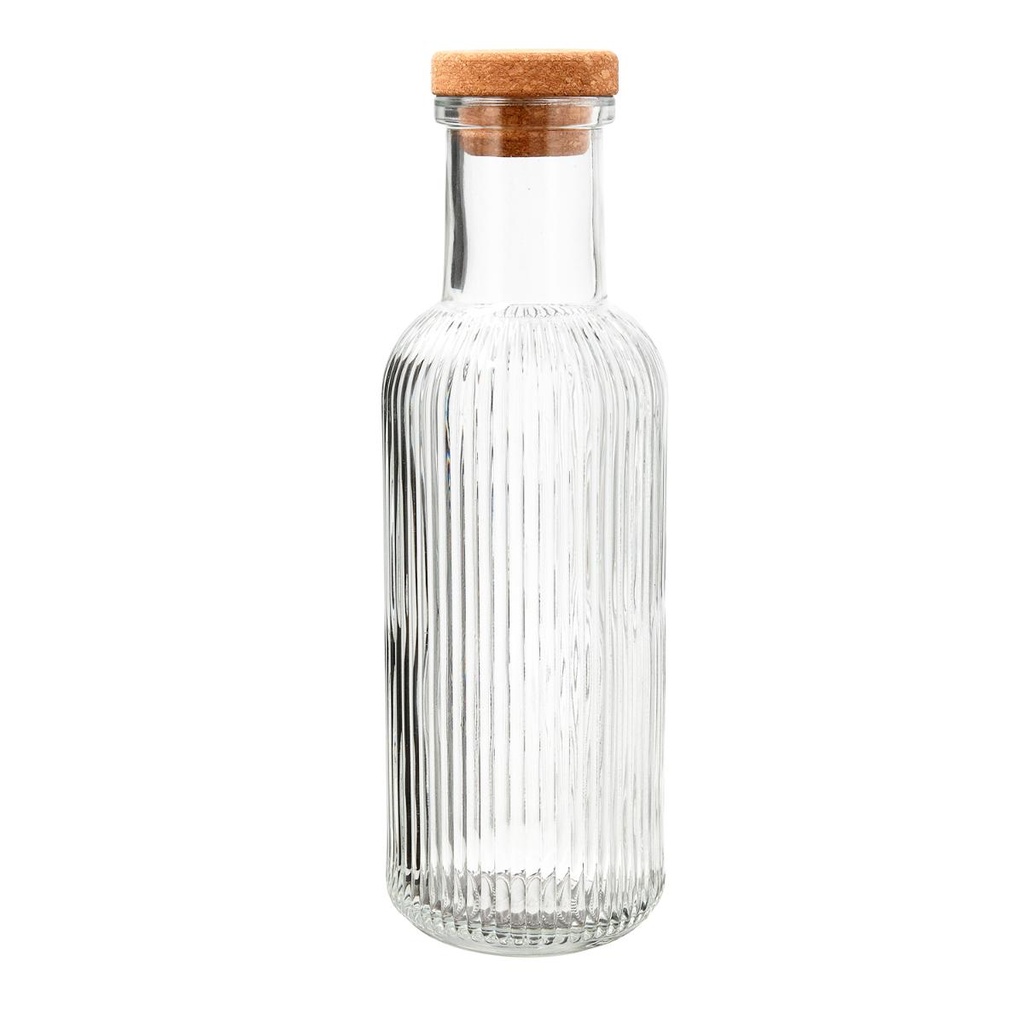 Botella mesa vidrio con tapón Maison 1l - Quid