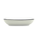 Bandeja porcelana Gastro Black 19,5x3,6 cm - Quid