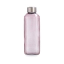 Botella vidrio tape acero inox Velvet 1l - Quid