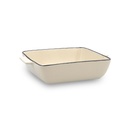Cazuela cuadrada gres horno Cocco 20x 16,5x 27 cm - Quid