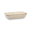 Cazuela rectangular gres horno Cocco 23x11x4,5 cm - Quid