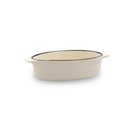 Cazuela ovalada gres horno Cocco 19x10,5x5 cm - Quid