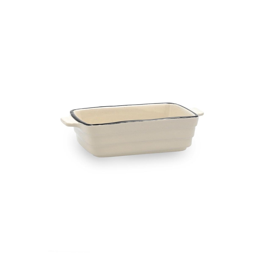 Cazuela rectangular gres horno Cocco 16x9x4 cm - Quid