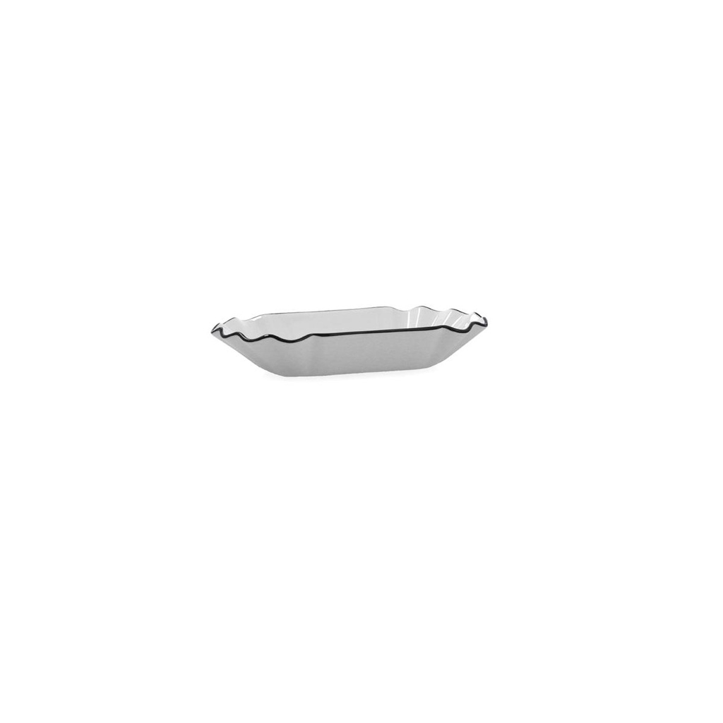Tapa ración porcelana Gastro Black 20,5x11x3,5 cm - Quid