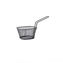 Cesta cuadrada metal Gastro Black 10x8,5x6 cm - Quid