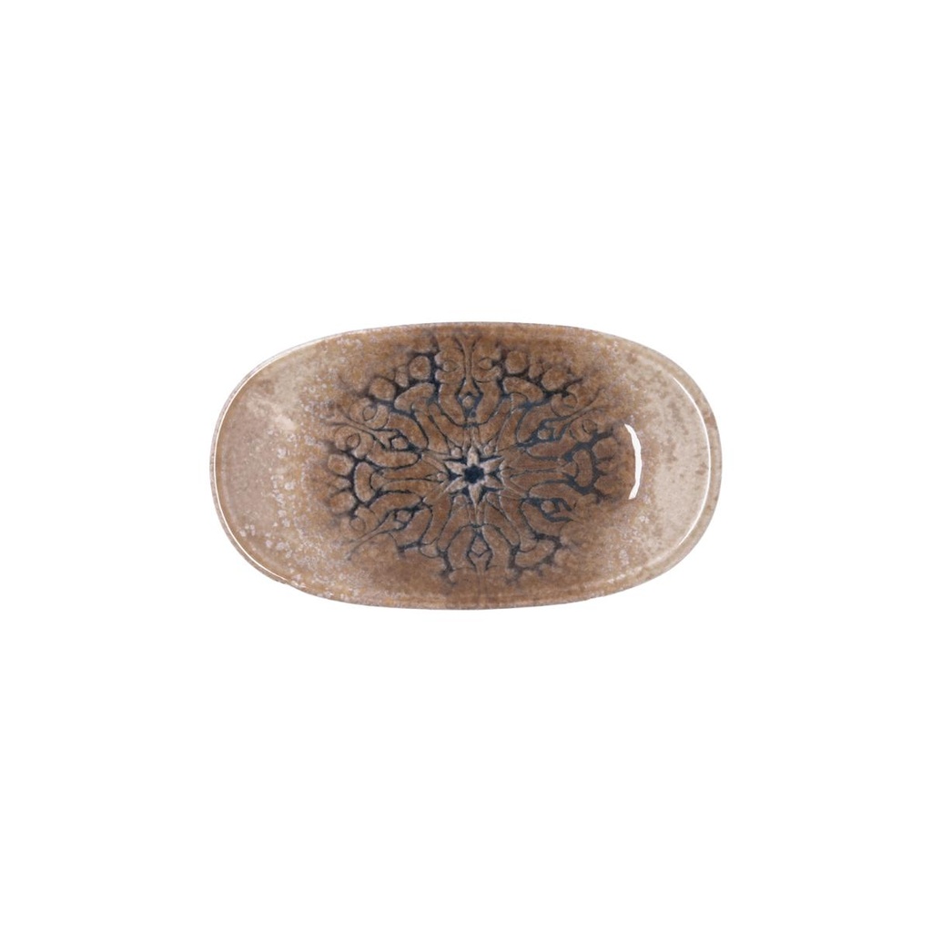 Bandeja oval porcelana Deneb Hydrozero 19x11 cm - Bidasoa