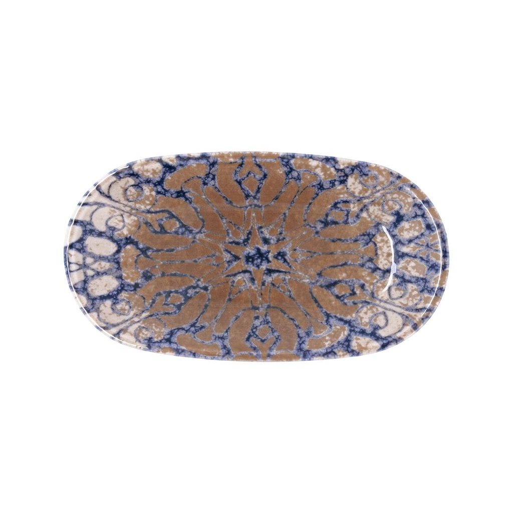 Bandeja oval porcelana Deneb Hydrozero 26x14,5 cm - Bidasoa