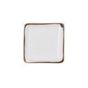 Bandeja cuadrada porcelana Orion Hydrozero 15x15 cm - Bidasoa