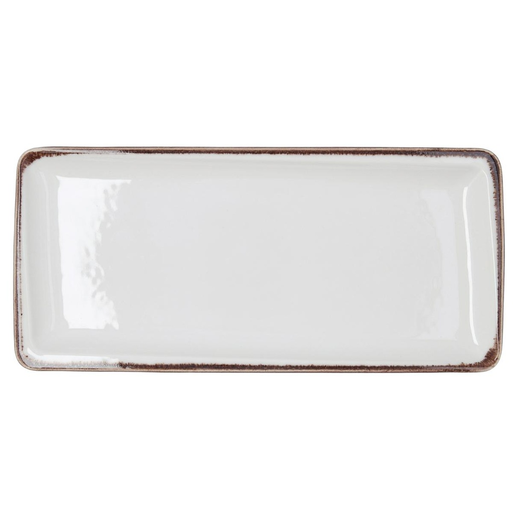 Bandeja rectangular porcelana Orion Hydrozero 34x16 cm - Bidasoa
