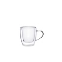 Taza doble pared vidrio Serenia 8 cl - Quid