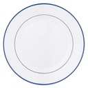 Platos llanos opal Rest. F/Azul 23 cm - Arcoroc