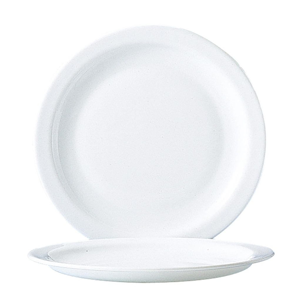 Platos llanos opal Hoteliere 23,5cm - de encargo - Arcoroc