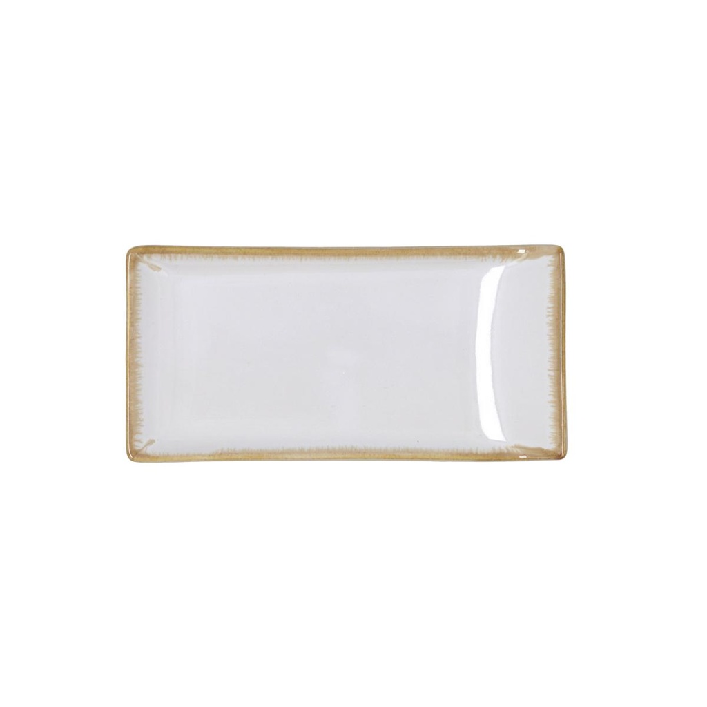 Fuente porcelana Milky 21,5x10,5x3 cm - Bidasoa