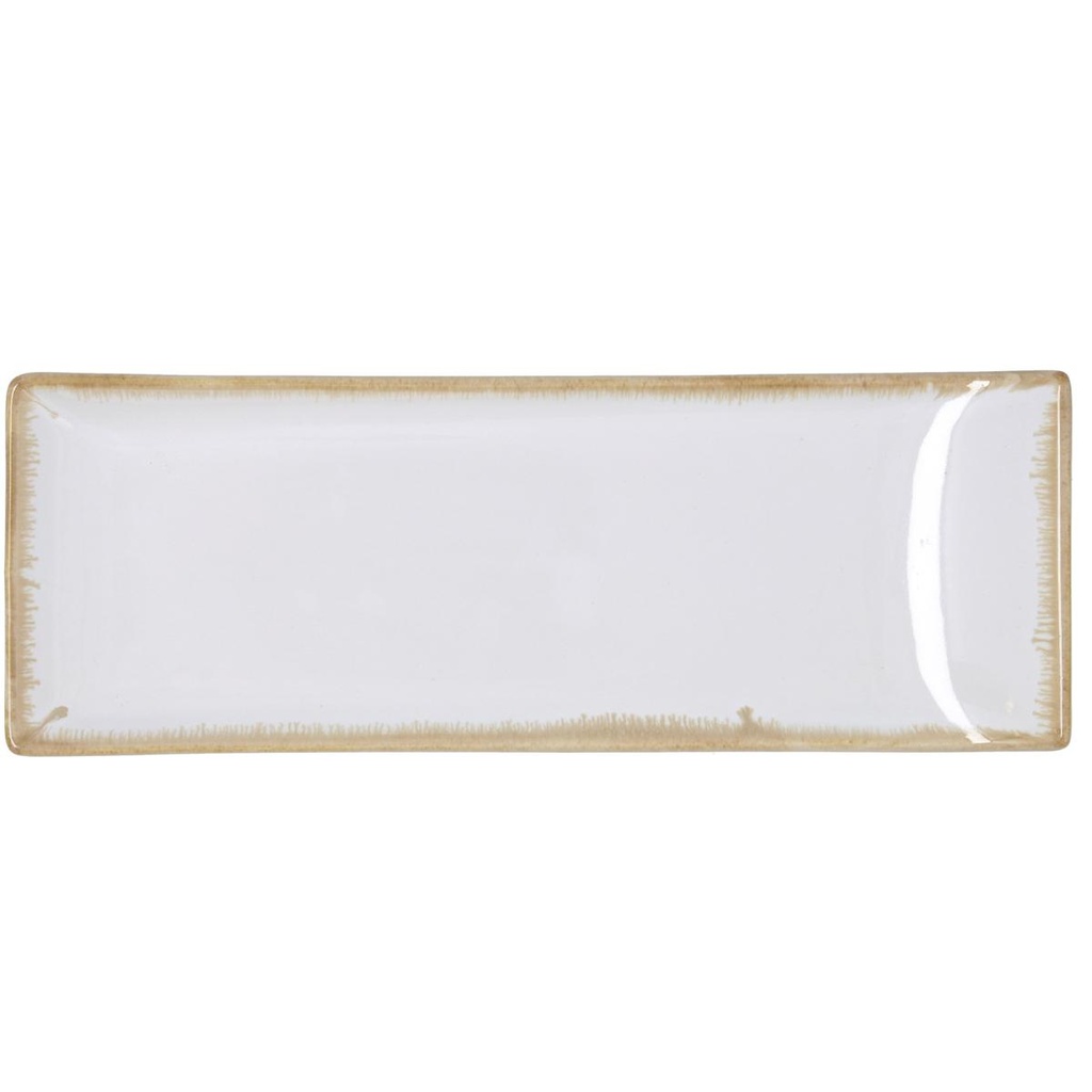 Fuente porcelana Milky 33x12x3,5 cm - Bidasoa