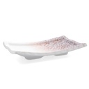 Fuente ala elevada porcelana Raices 30x18x4,5 cm - Bidasoa