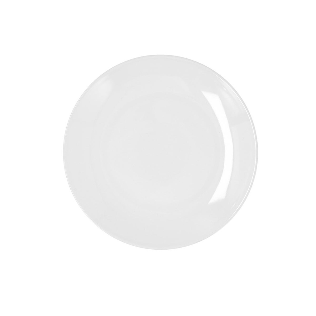 Plato llano porcelana Glacial Coupe 21 cm - Bidasoa