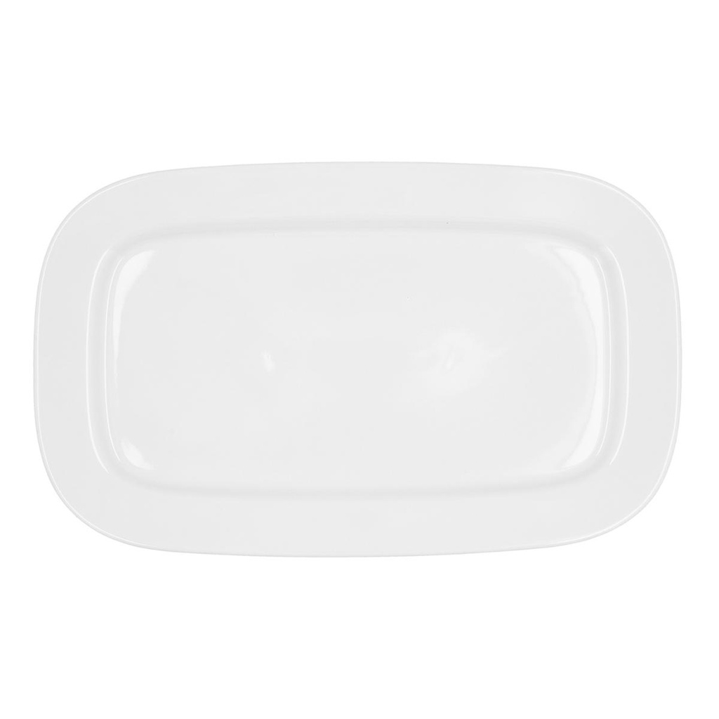 Fuente rectangular porcelana Glacial 36 x 21 cm - Bidasoa