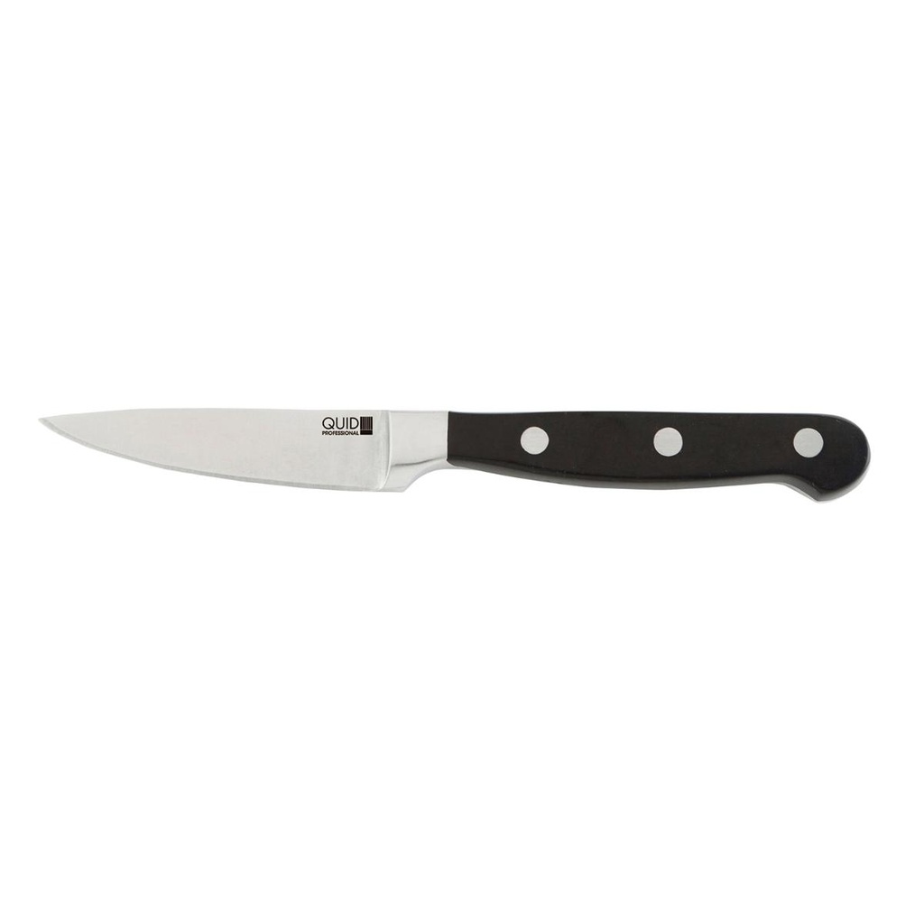 Cuchillo pelador acero inoxidable Inox Chef Black 9 cm - Quid Professional